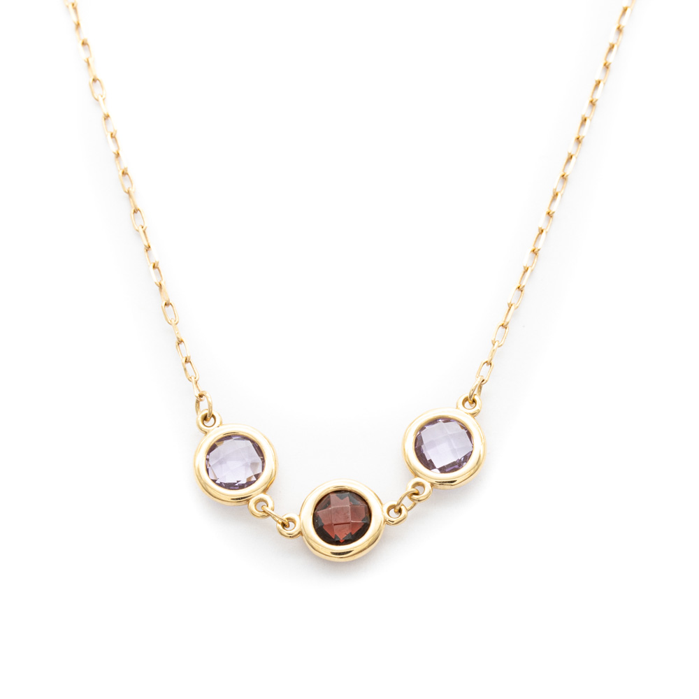 Колье с камнем