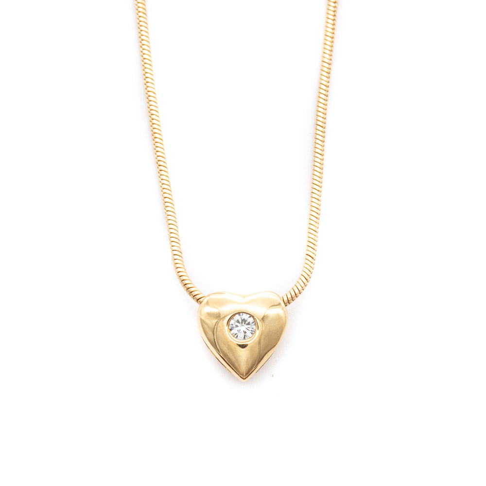 Колье с камнем